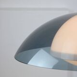 Vintage Blue Ufo Space Age Lamp from Guzzini, 1970s