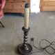 Wooden lamp foot