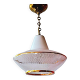 Suspension en verre sérigraphié UFO, 1970