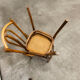 Paire de chaises bistrot Thonet Austria 1900 cannage estampillées