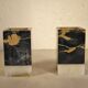 Marble bookends 12 x 7 cm