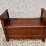 Wooden chest bench
