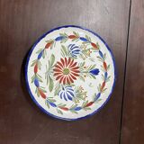 Assiette déco en faïence henriot quimper hb