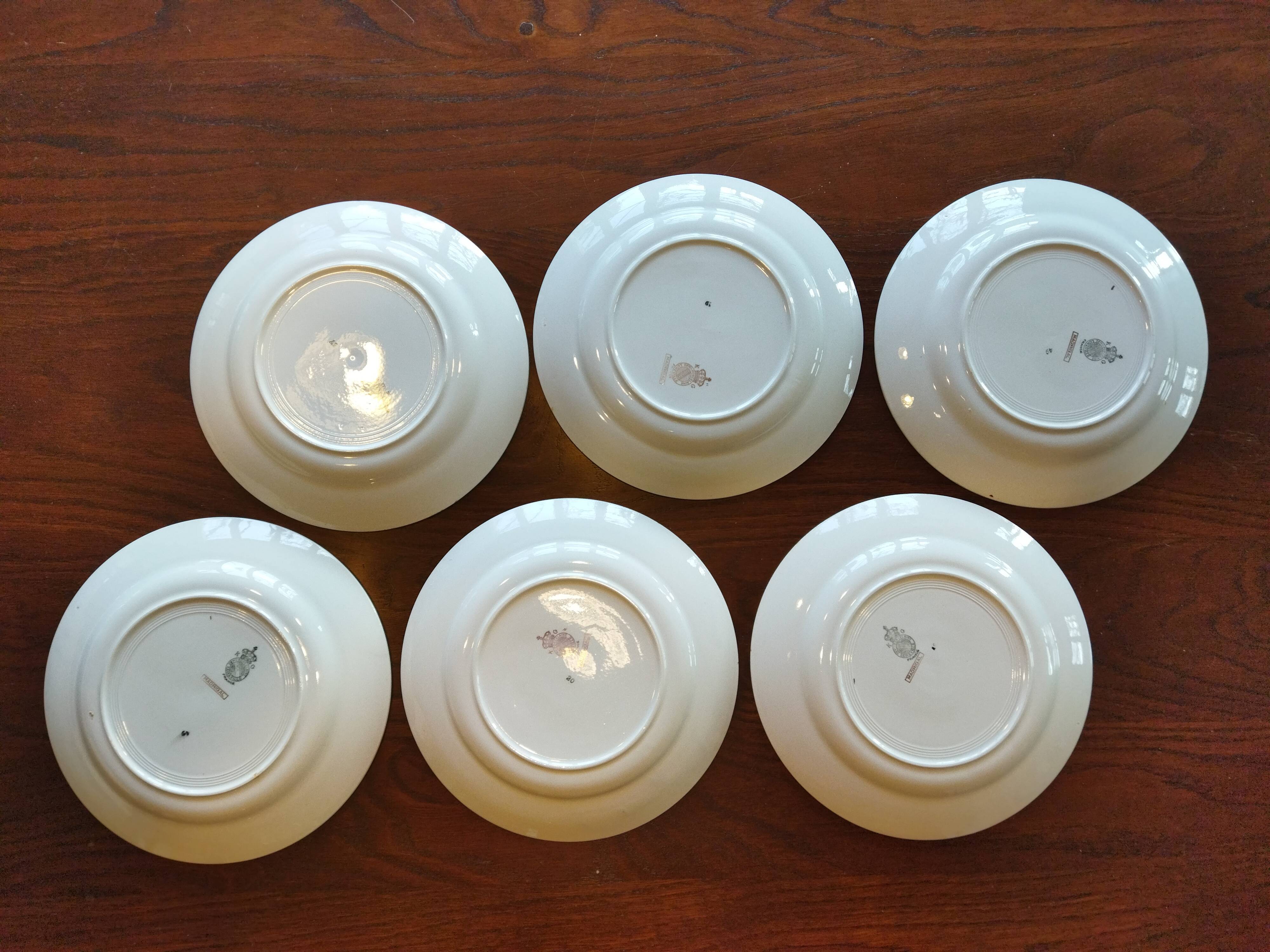 12 flat plates K&G Lunéville, Madrigal model