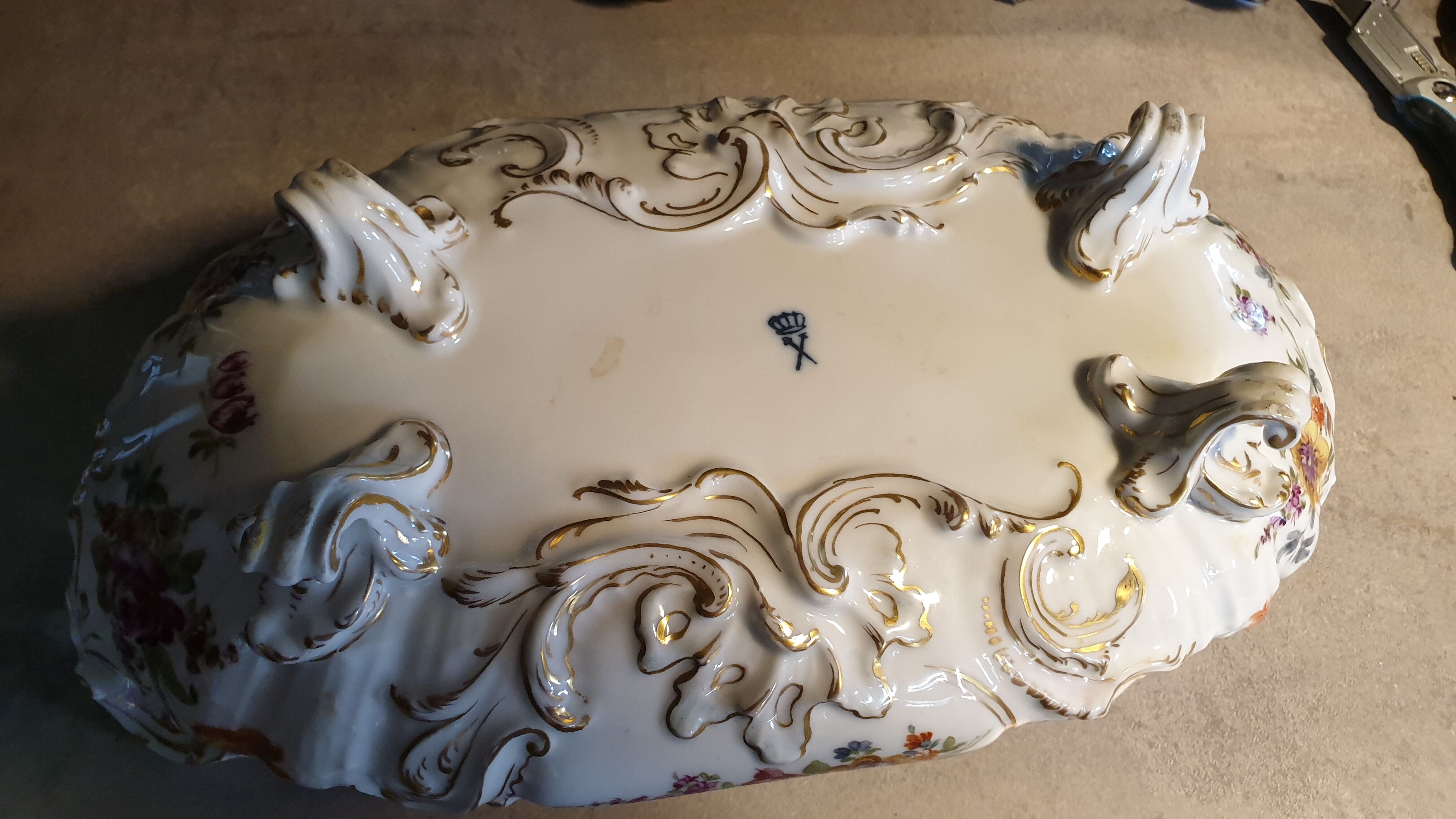 Porcelain planter XIXth