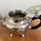 Silver-Plated J.N. Daalderop & Zn. Kettle, Burner and Stand, Chafing Dish, Teapot Warmer, Antique