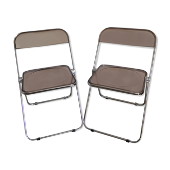 Chairs plia design Giancarlo Piretti for Castelli