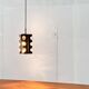 Suspended lamp in acrylic and copper, German mid-century by Cosack, 1960s.