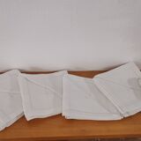 Set of 6 old linen napkins from the 1900s