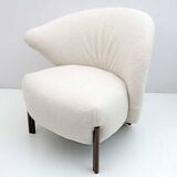 Post-Modern Italian Design Bouclè Armchair, 1980s