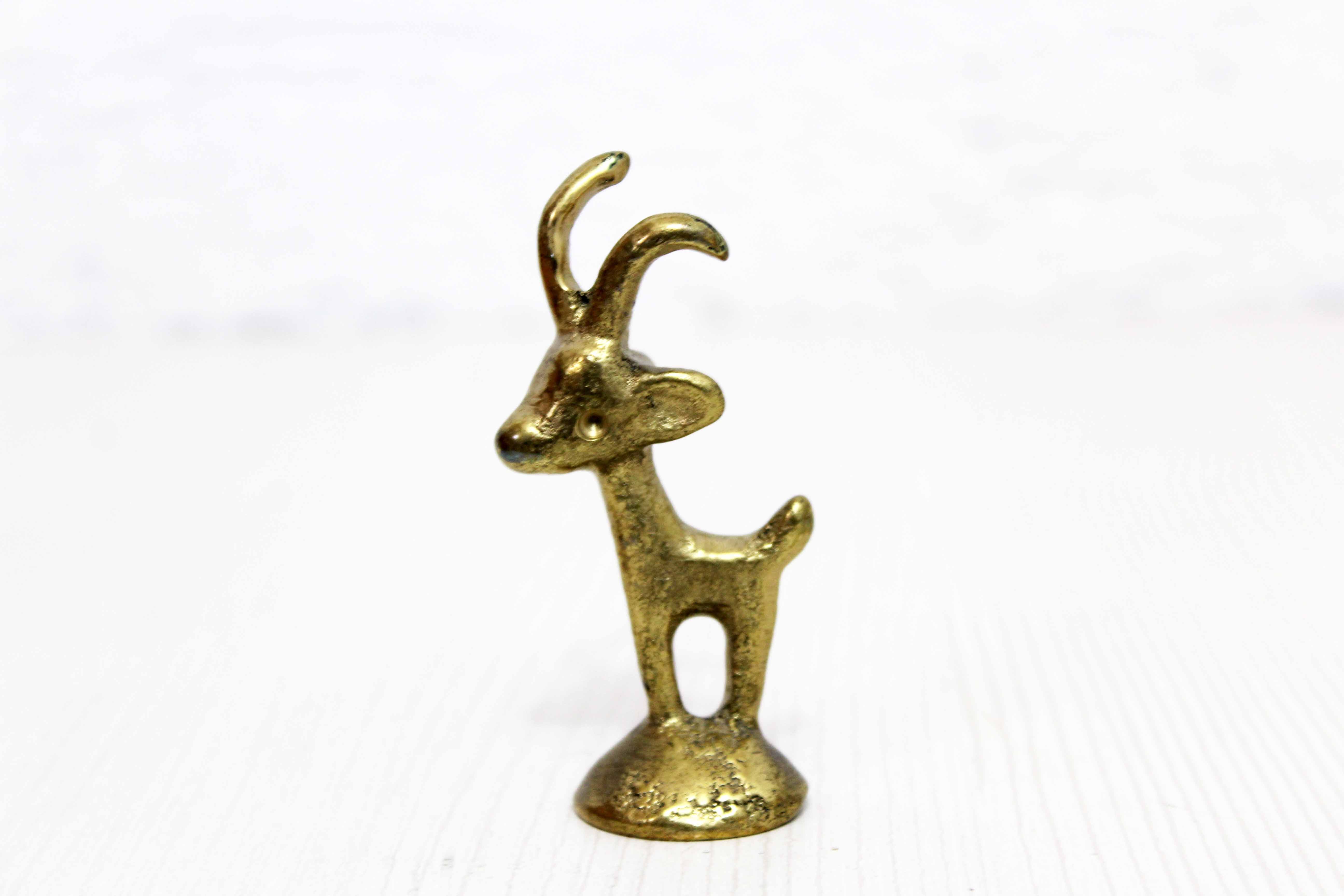 Bronze ibex by Walter Bosse