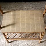Rattan bedside