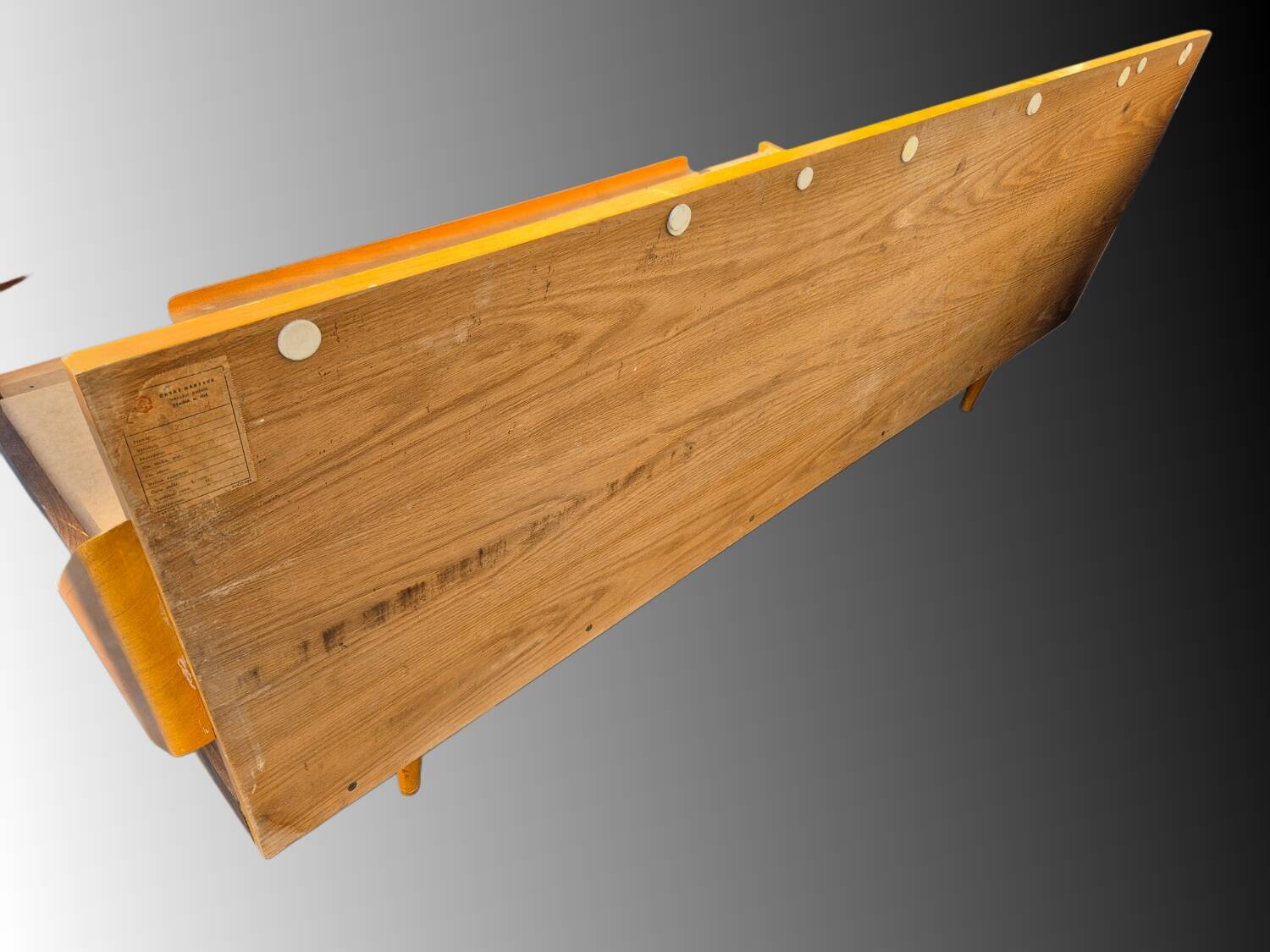 Lysecky Nabytok sofa bed, Czech vintage 1960s