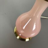 Murano glass "rose" table desk light Cenedese Vetri 1960s