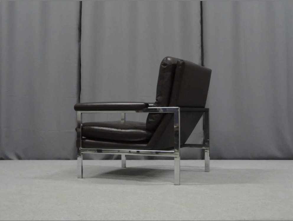 Leather armchair 1970