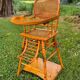 High chair from the early 20th century