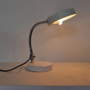 Lampe de bureau vintage du milieu du siècle avec loupe, années 1970