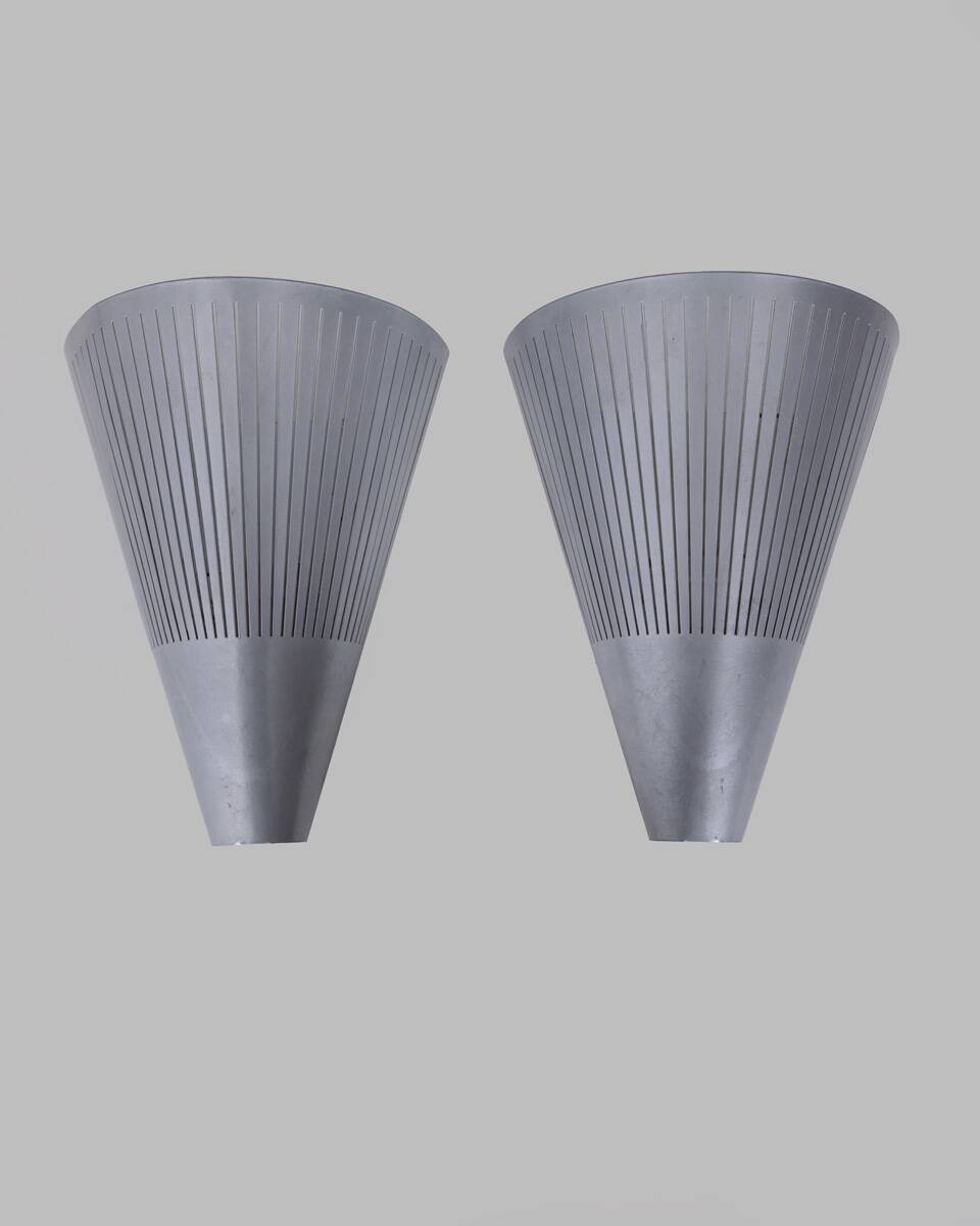 A pair of vintage 1980s "Klyka" wall lamps, designed by Ikea