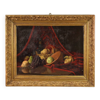 Nature morte signée et datée 1917