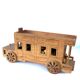 Handmade wooden bus
