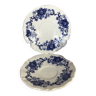 2 Sarreguemines saucers