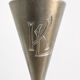 Set of 4 Art Deco pewter liqueur glasses by Just Andersen