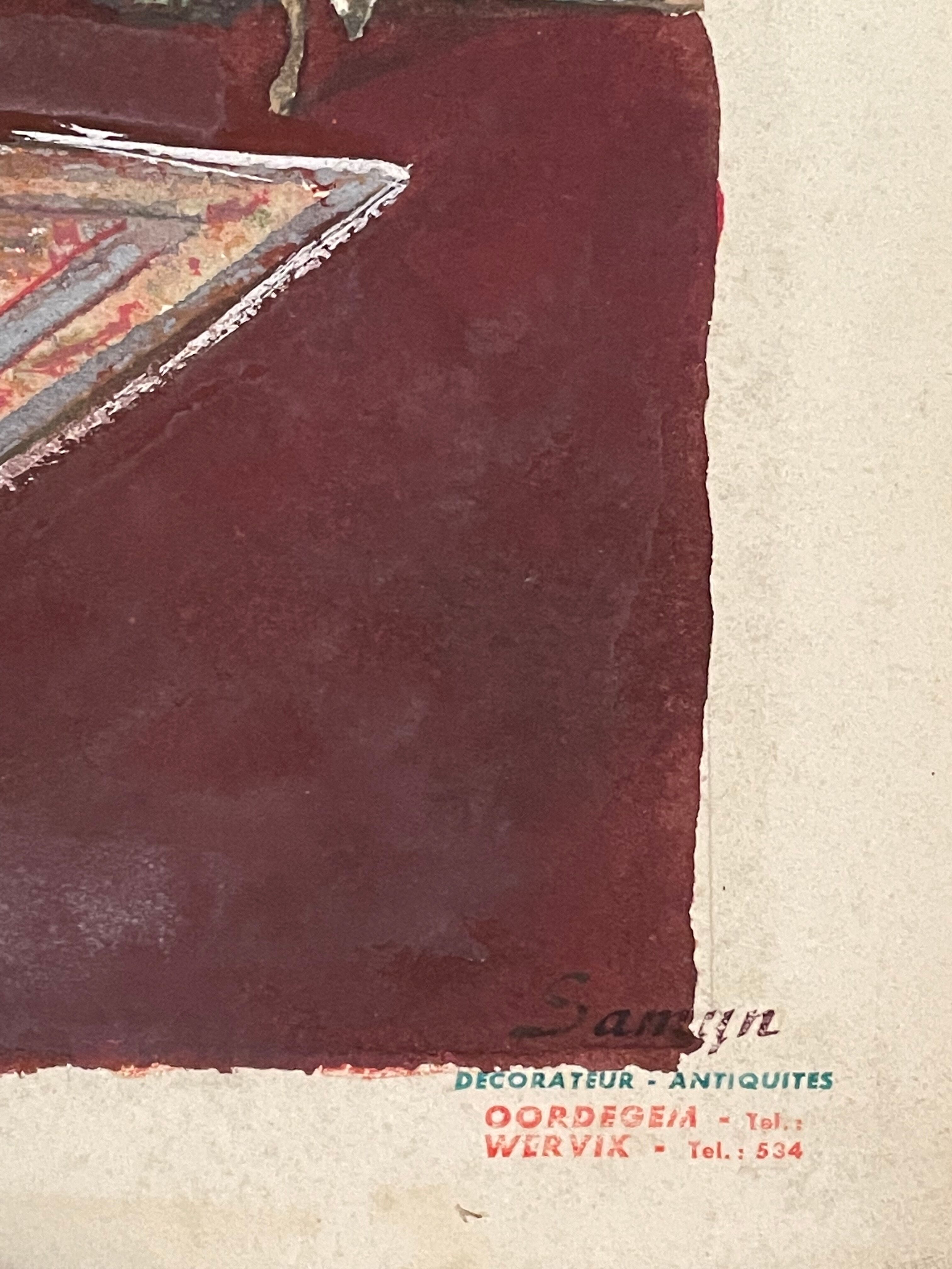 Painting decorative art interior architecture 30-50s