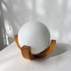 1980s pin support ball desk lamp