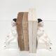 Pair of earthenware bookends Pierrot made in Holland 1970