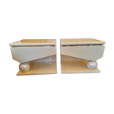 Typical pair of bedside tables from the 80s