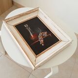 Still life table, oil on canvas, signed Pacetti