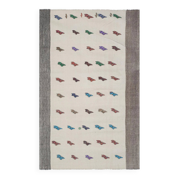 Tapis Kilim turc vintage tissé main