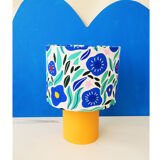 Lamp & cornflower lampshade