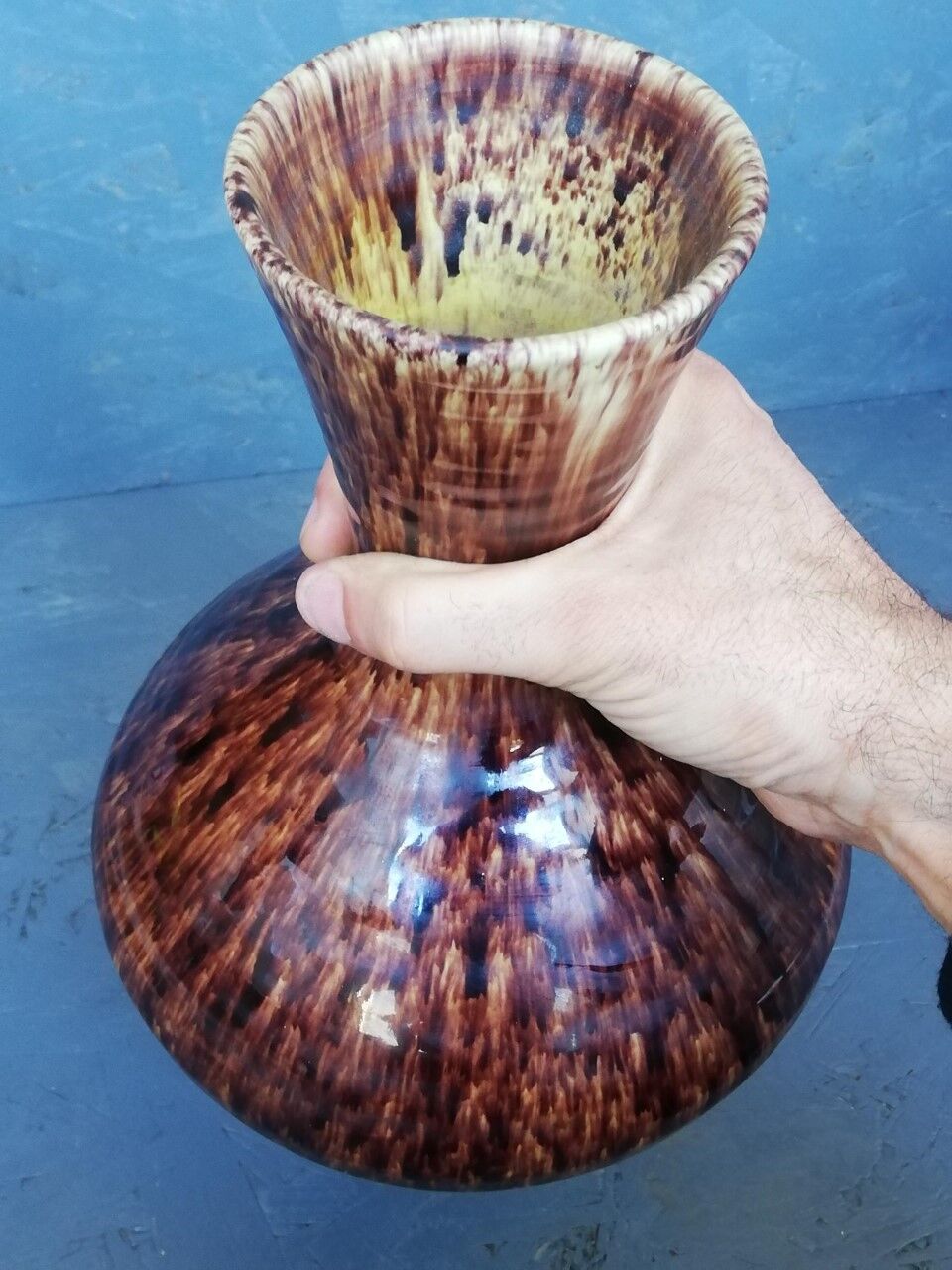 Vase 60s signed Accolay