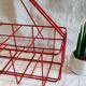 Vintage metal bottle holder