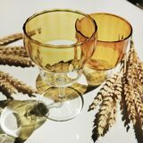 Wine Glass - Amber