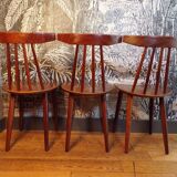 Trio of poul volther 370 frem røjle chairs