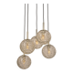 Cascading chandelier in Murano glass by Doria, Germany, 1970s.