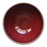 Chamotte terracotta bowl - Enamelled interior