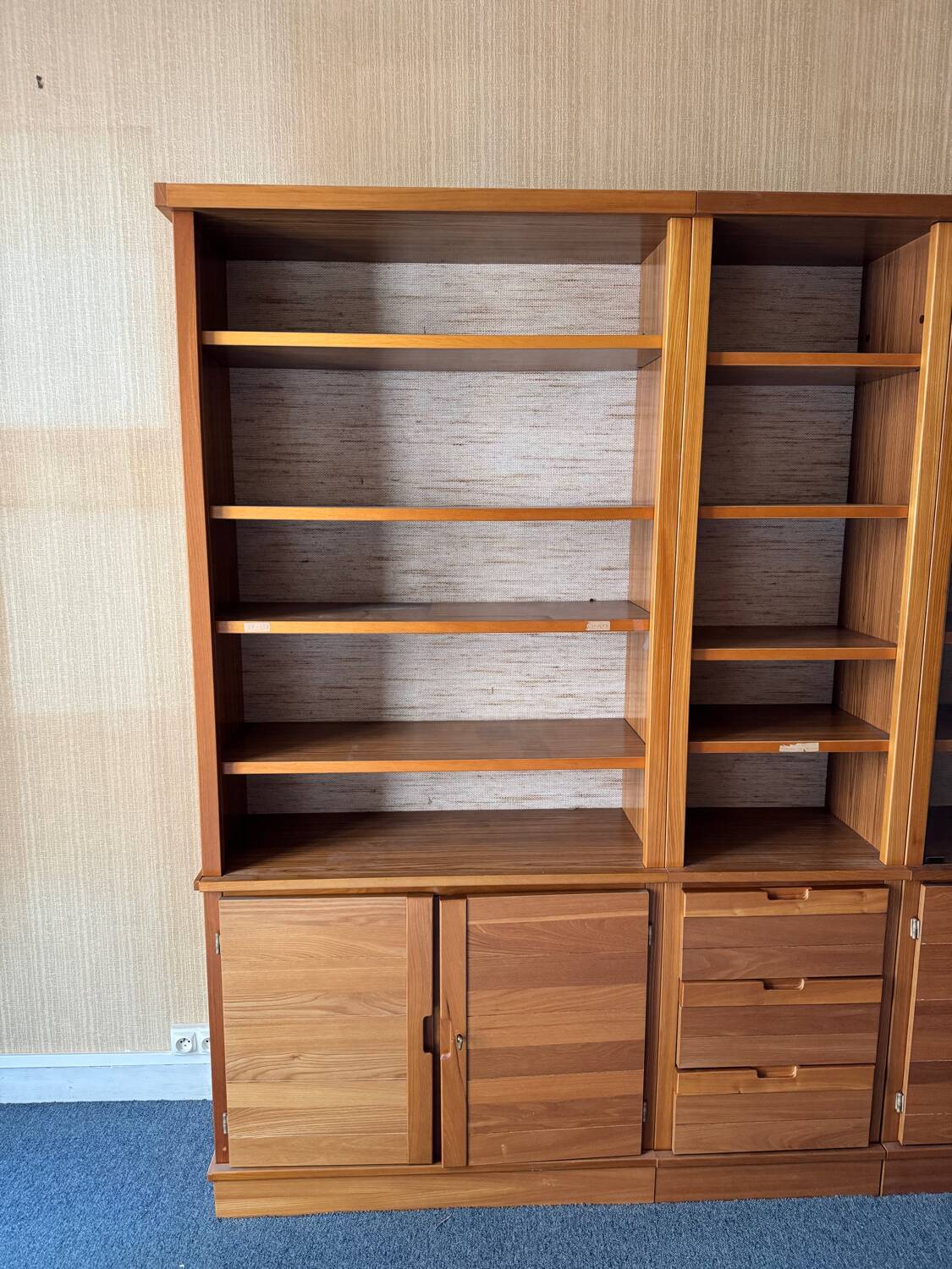 Large modular bookshelf – Simat – Scandinavian design 1970