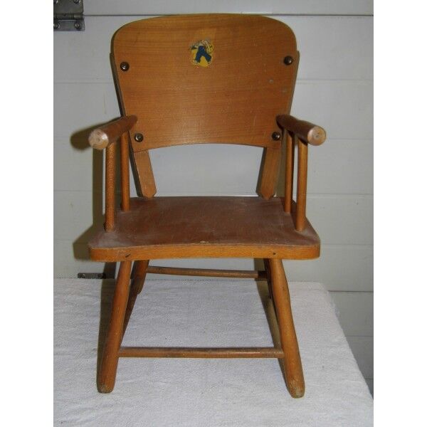 Wooden children's chair