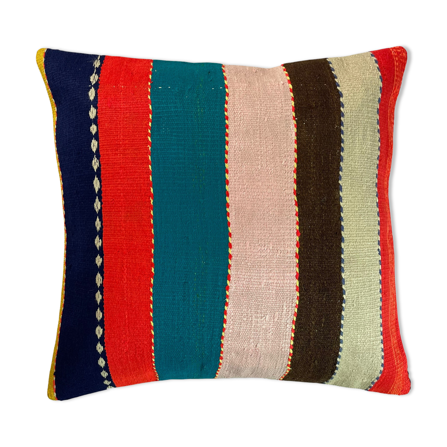 Housse de coussin Kilim vintage, 60 x 60 cm