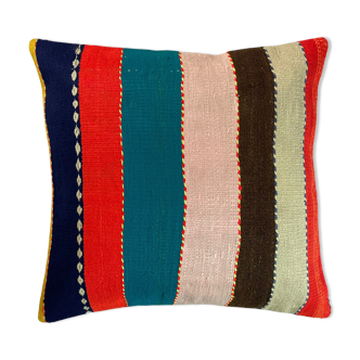 Vintage Kilim Cushion Cover, 60 x 60 cm
