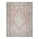 1970s Vintage Persian Handmade Wool Pink Area Rug 294x376