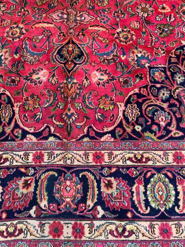 Tapis vintage persan mashhad 250x340 cm