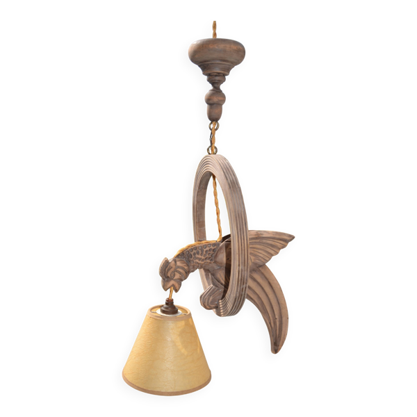 Suspension en bois ''oiseau'' de la Forêt Noire