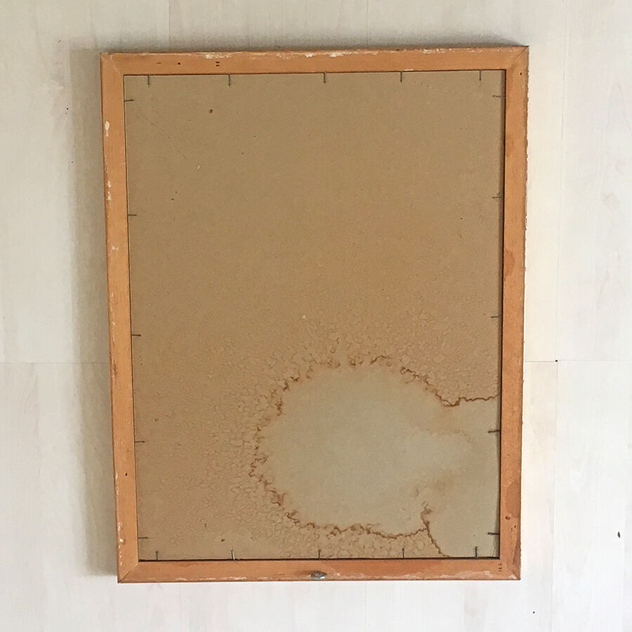 Golden vintage mirror 41x53cm