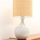 Elegant French White ceramic table lamp