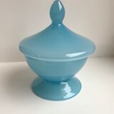 Sky blue opaline box 60s
