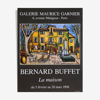 Bernard buffet affiche la maison 1998